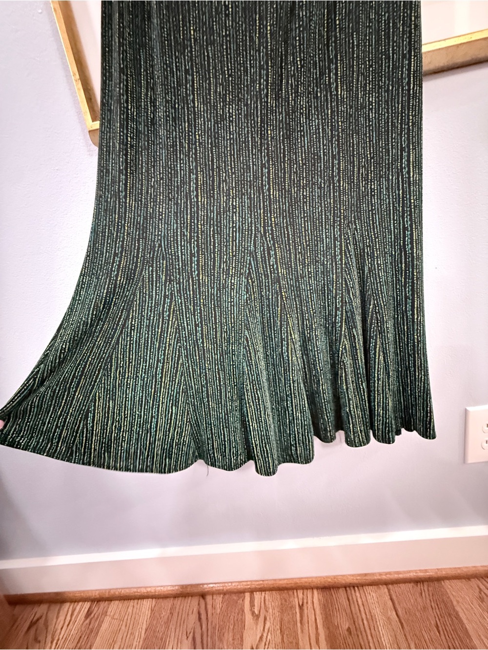 Choices Digital Matrix Print Mermaid Maxi Skirt Size Small - Picture 2 of 7